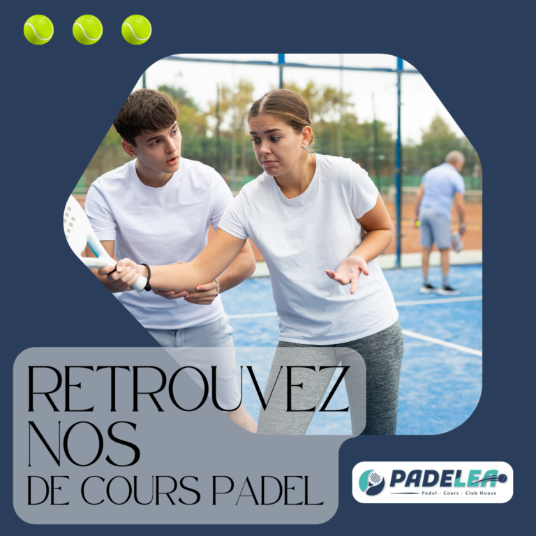 Retrouvez les informations concernants nos coachs de padel chez Padelea